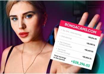 a girl from Washington shares real figures of her income on Bongacams