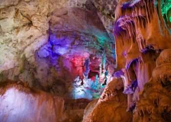 Cave Touring in Oliva Spain